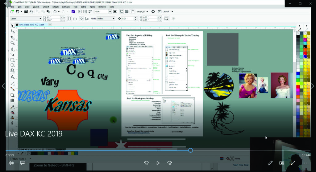 Live DAX KC 2019 CorelDraw for Beginners