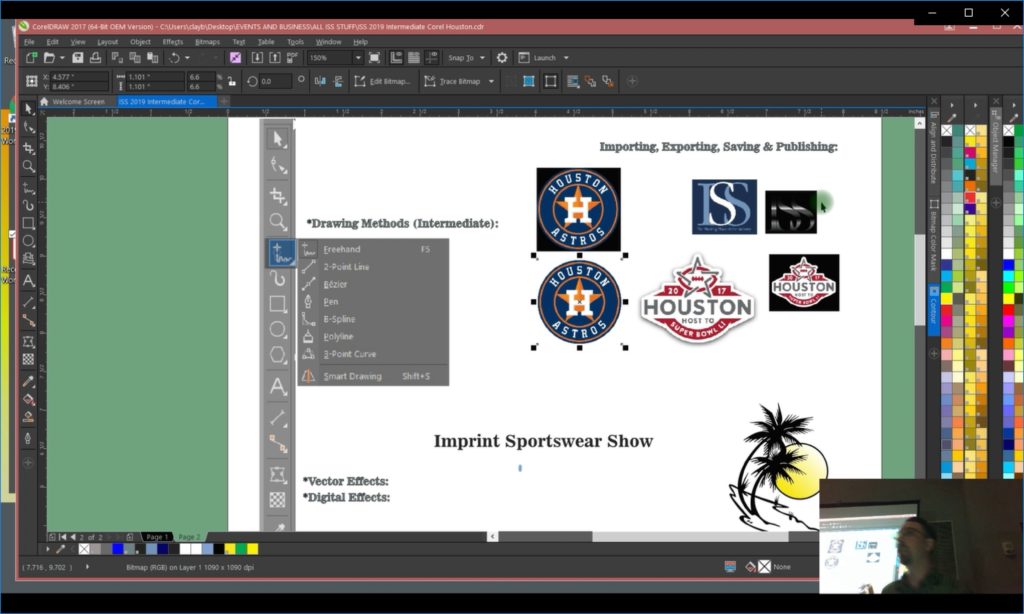 Live ISS Houston 2019 -Mid Level CorelDRAW