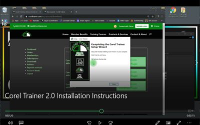 Corel Trainer 2.0 Installation Instructions